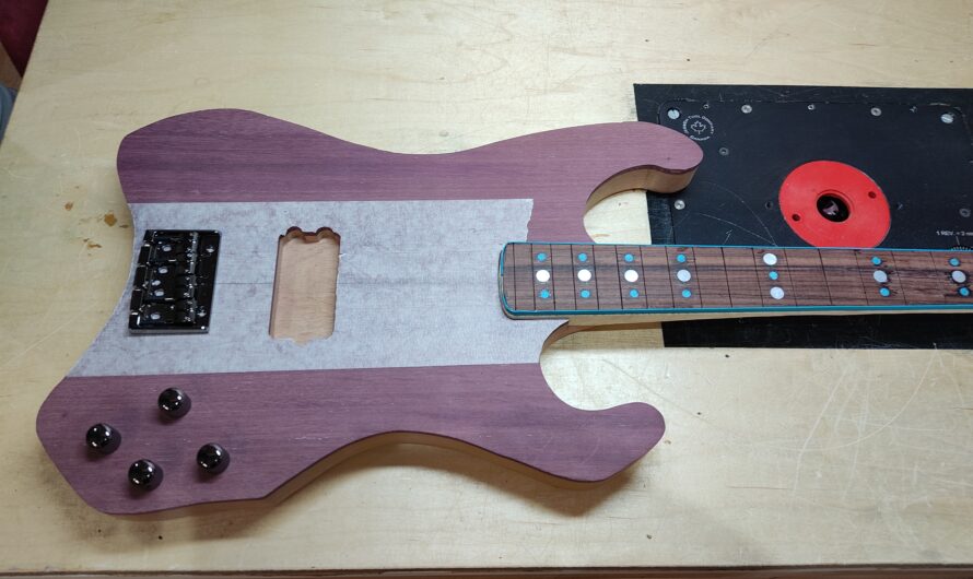 Réalisation d&rsquo;une basse électrique 4 cordes, active, modèle MSB4 « Asmodée »